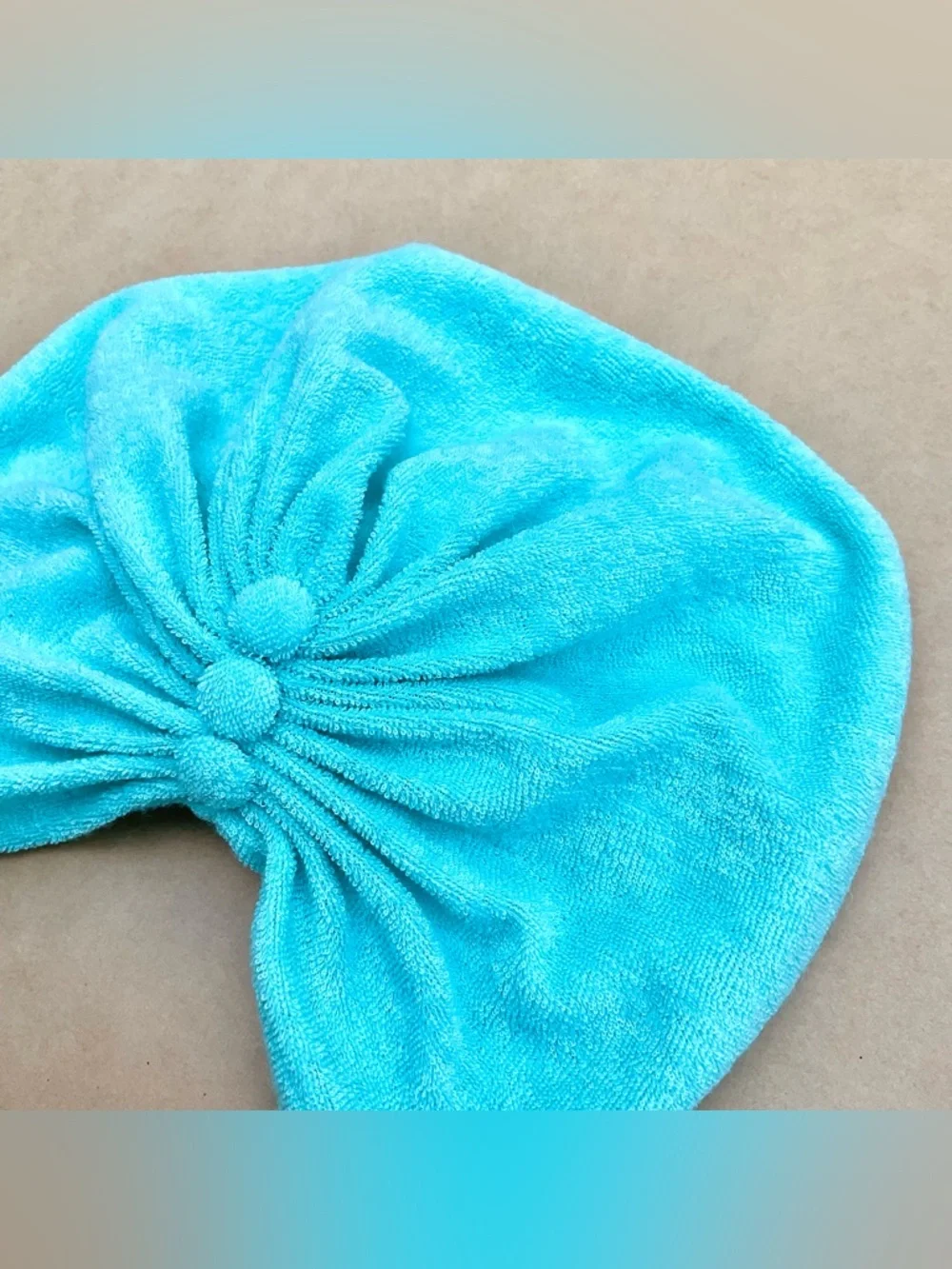 Bundle .• Pastel Terry Cloth Jumbo Scrunchies & Turban Hair Towel